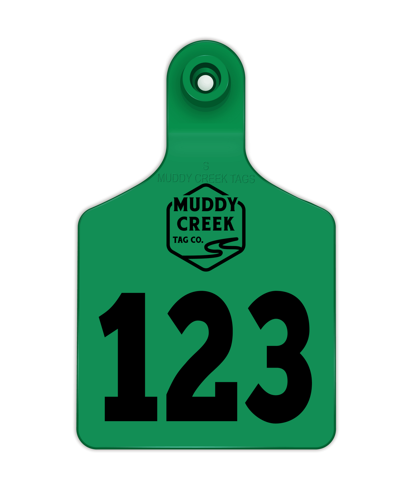 Small Ear Tag - Green