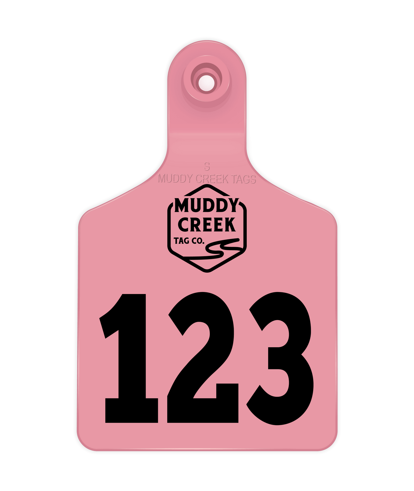 Small Ear Tag - Light Pink