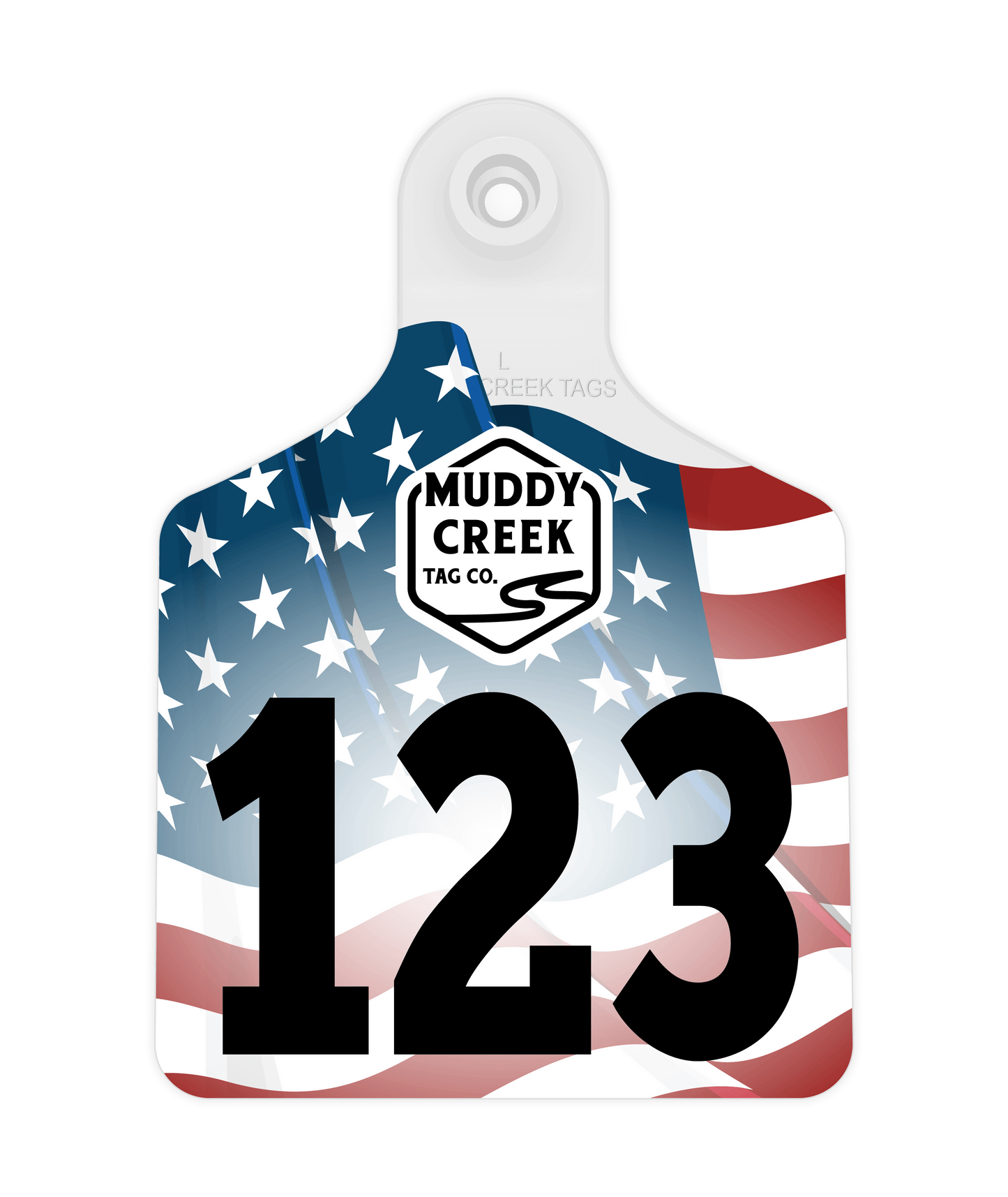 Large Ear Tag - All American