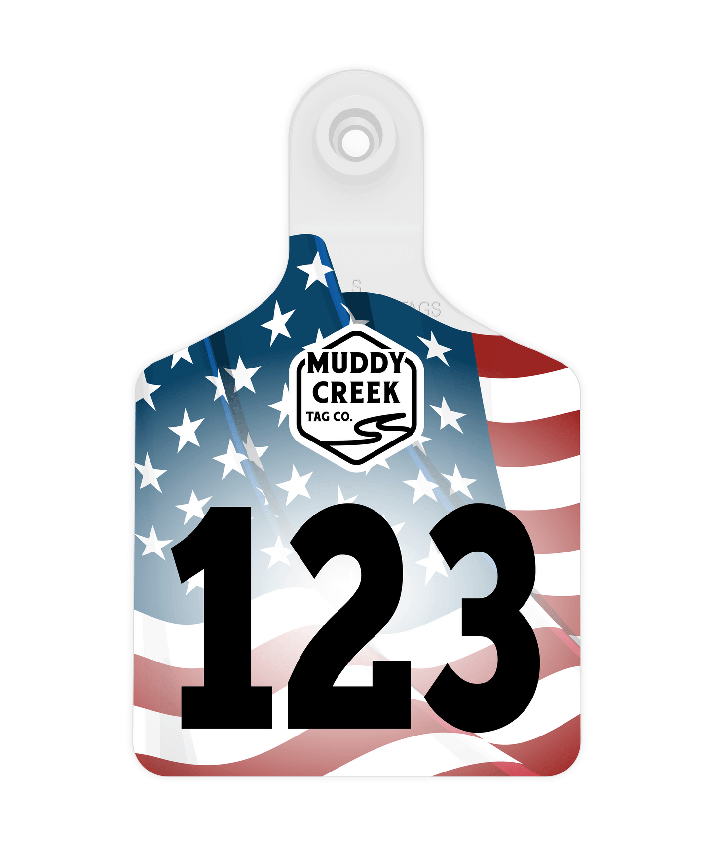 Small Ear Tag - All American