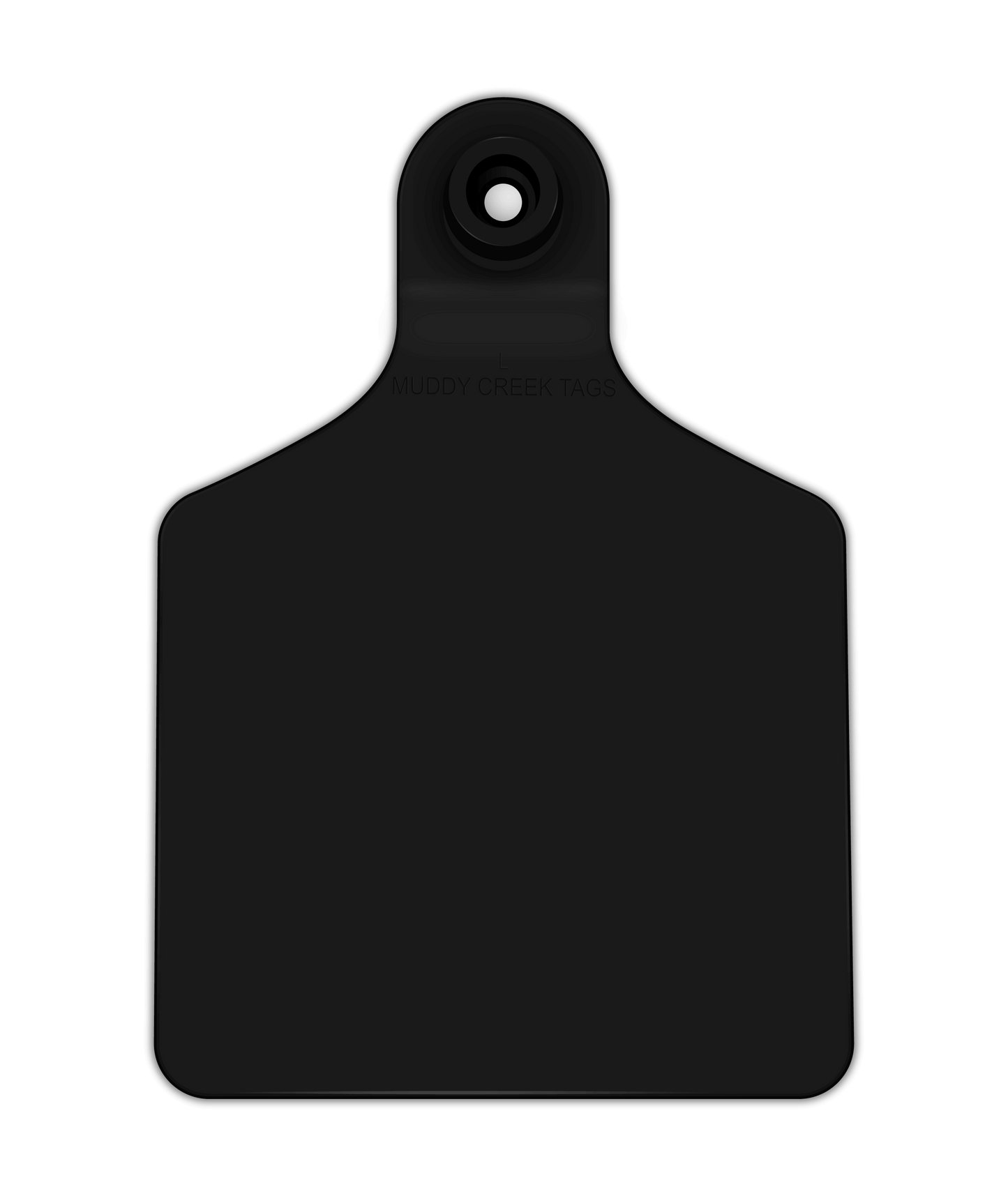 Large Ear Tag - Black