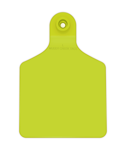 Large Ear Tag - High Visibility Yellow