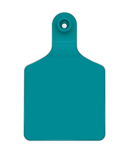 Small Ear Tag - Teal