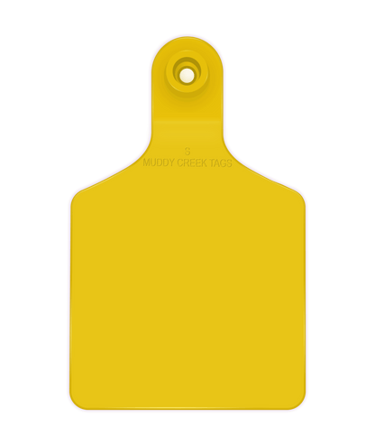 Small Ear Tag - Yellow