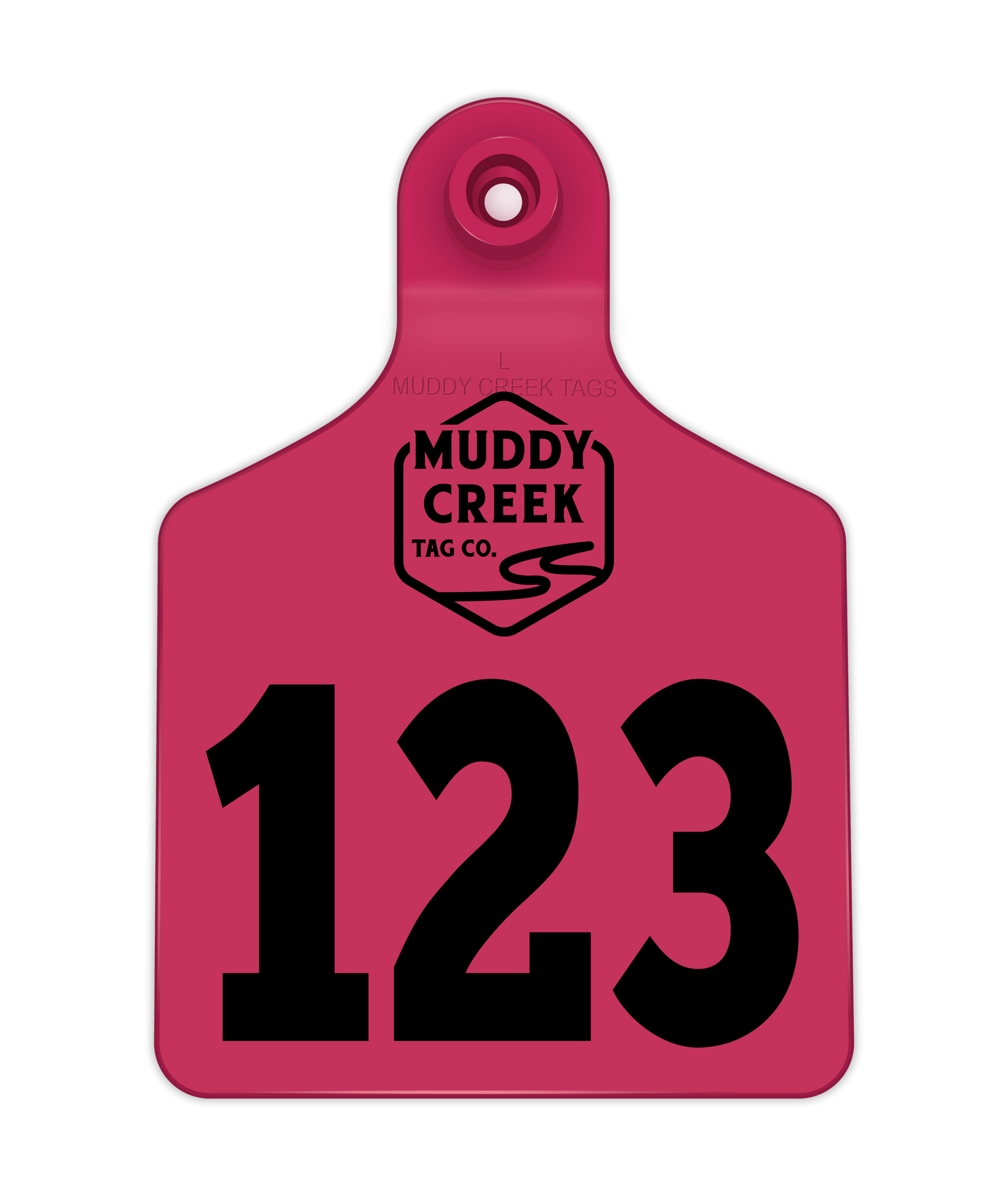 Large Ear Tag - Pink