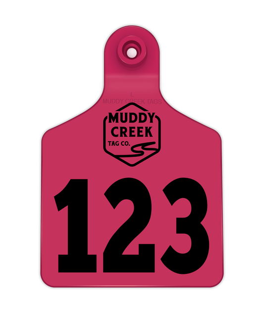 Large Ear Tag - Pink