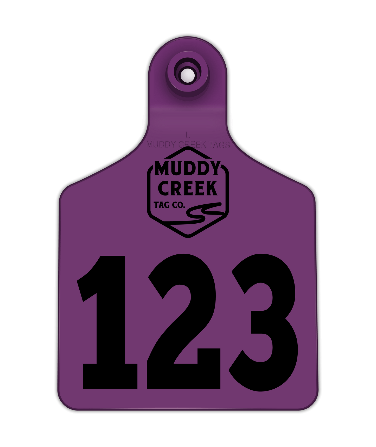 Large Ear Tag - Purple