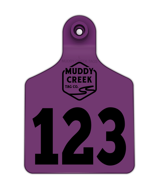 Large Ear Tag - Purple