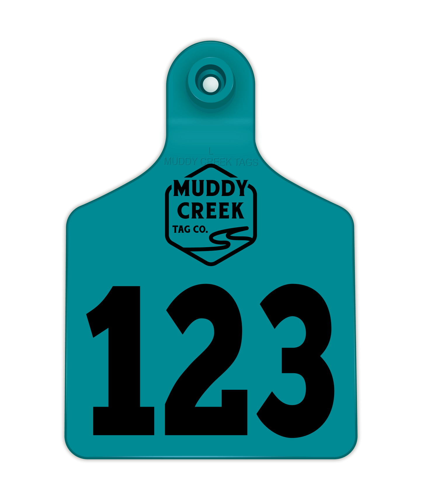 Large Ear Tag - Teal