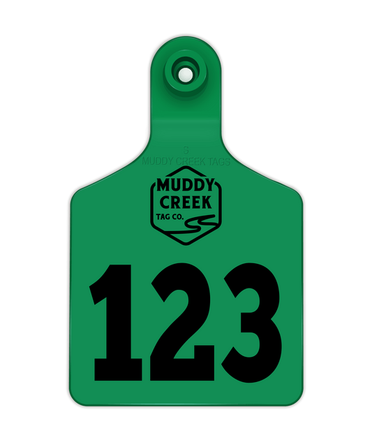 Small Ear Tag - Green