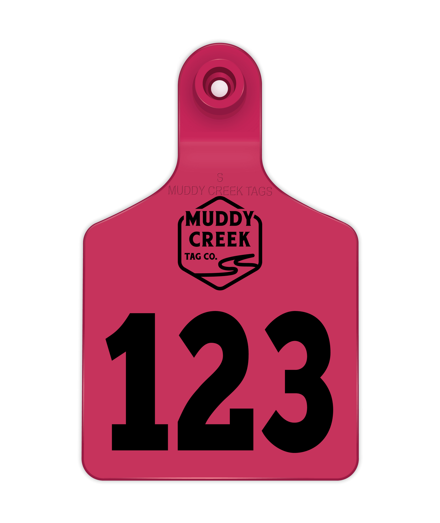 Small Ear Tag - Pink