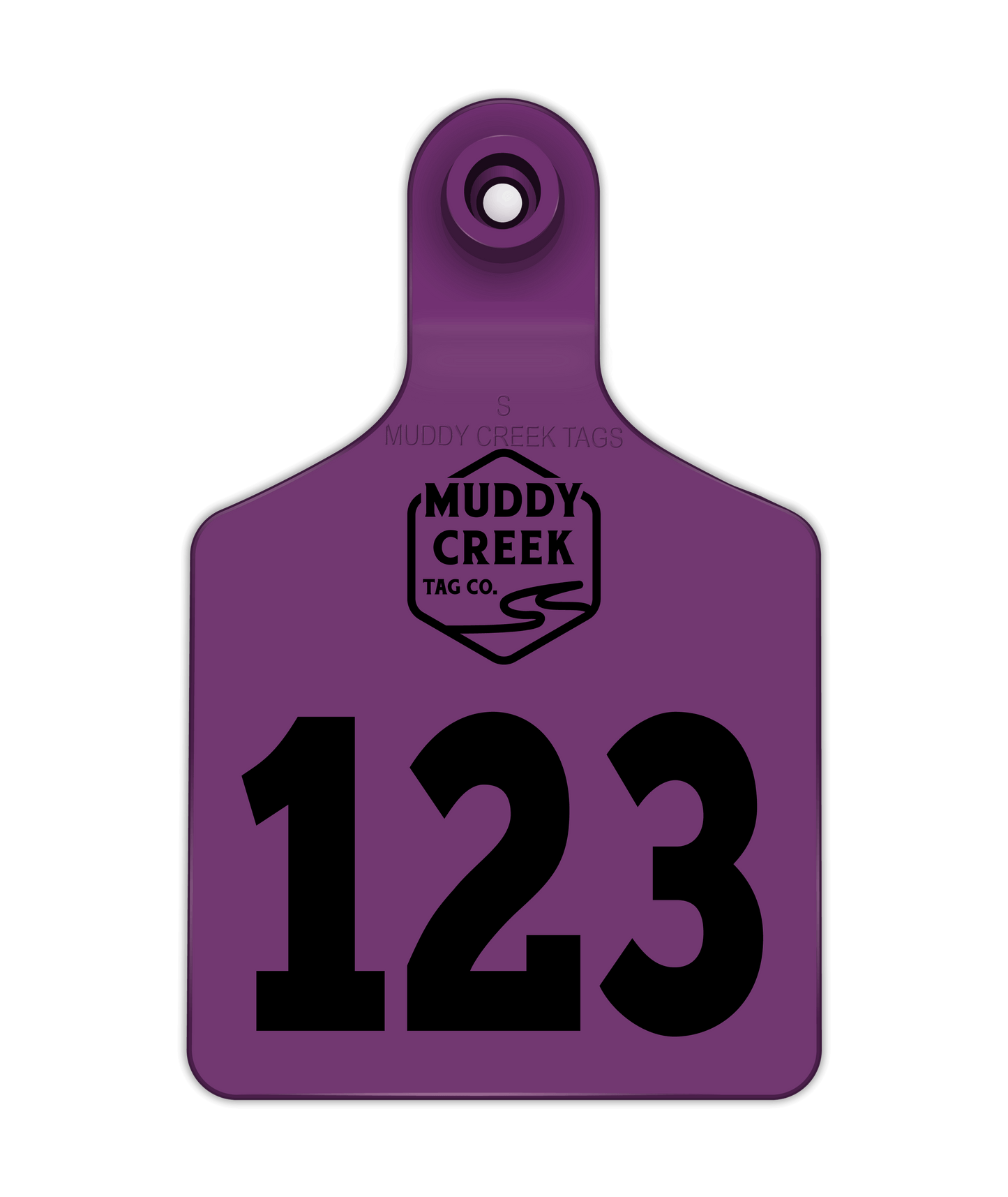 Small Ear Tag - Purple