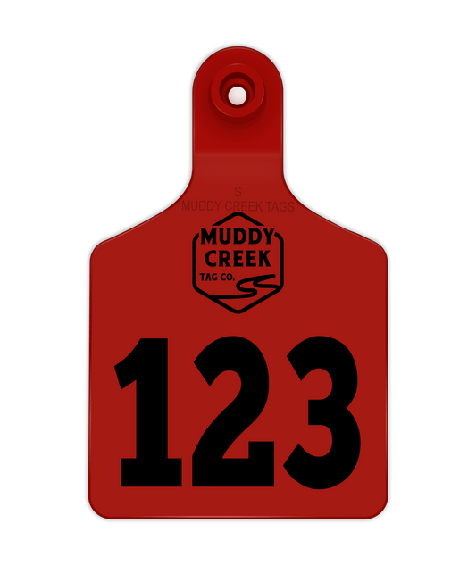 Small Ear Tag - Red