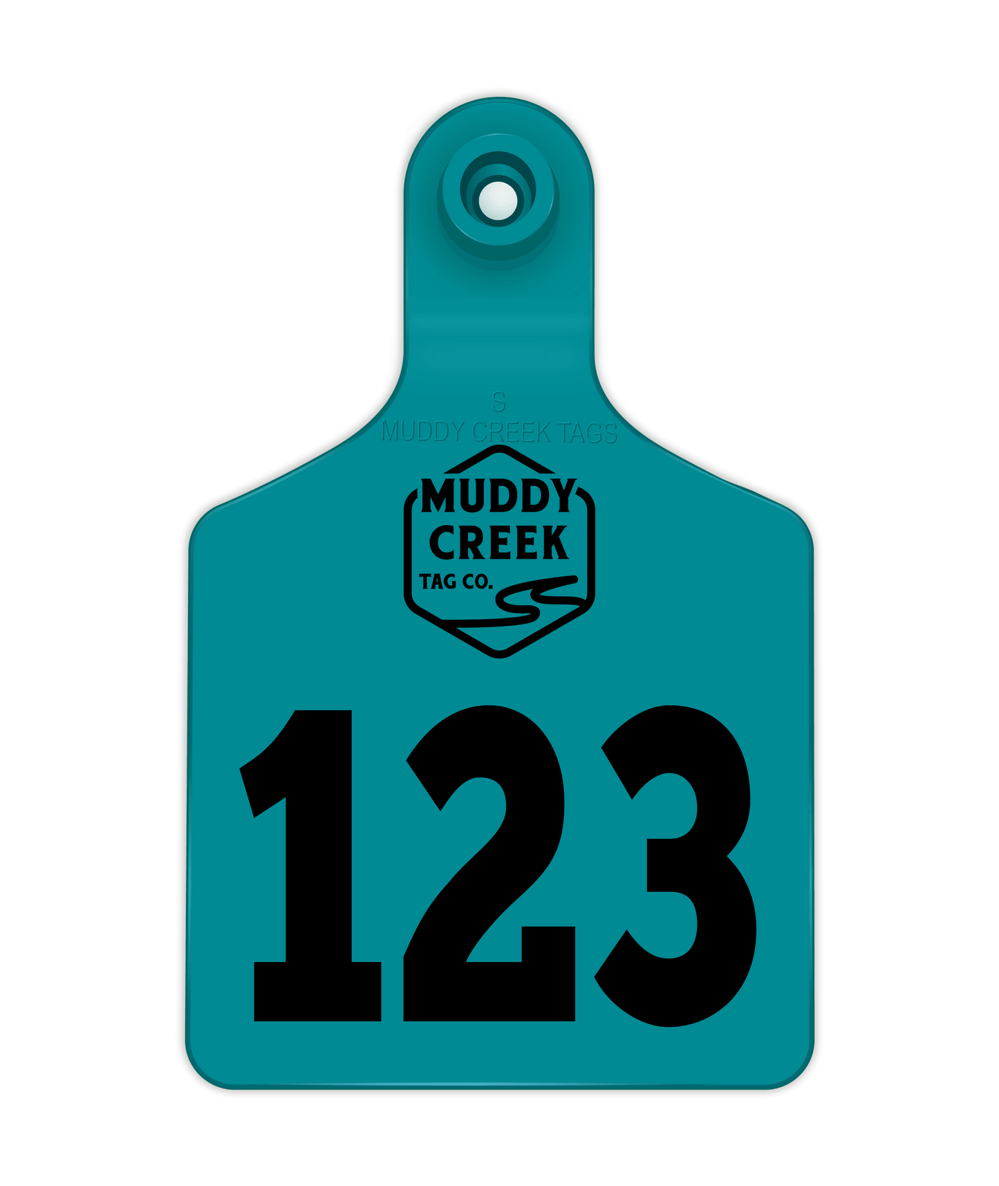 Small Ear Tag - Teal