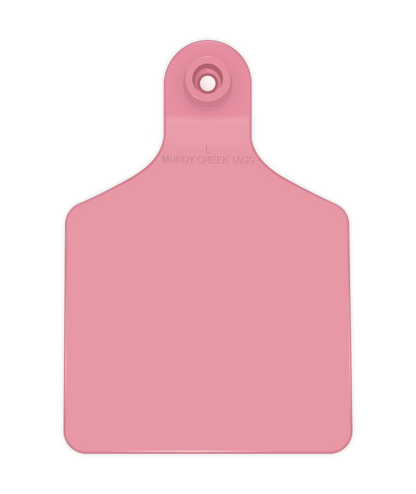 Large Ear Tag - Light Pink
