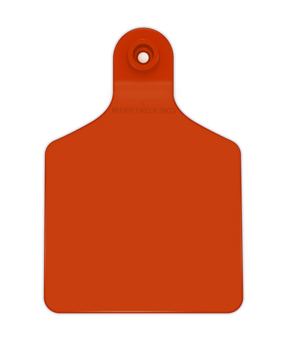Large Ear Tag - Orange