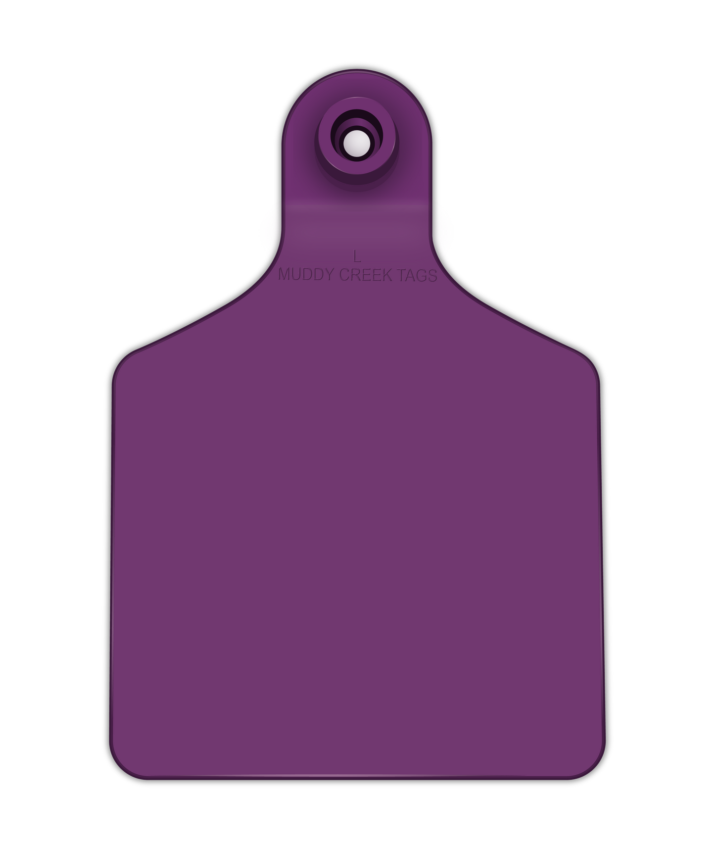 Large Ear Tag - Purple