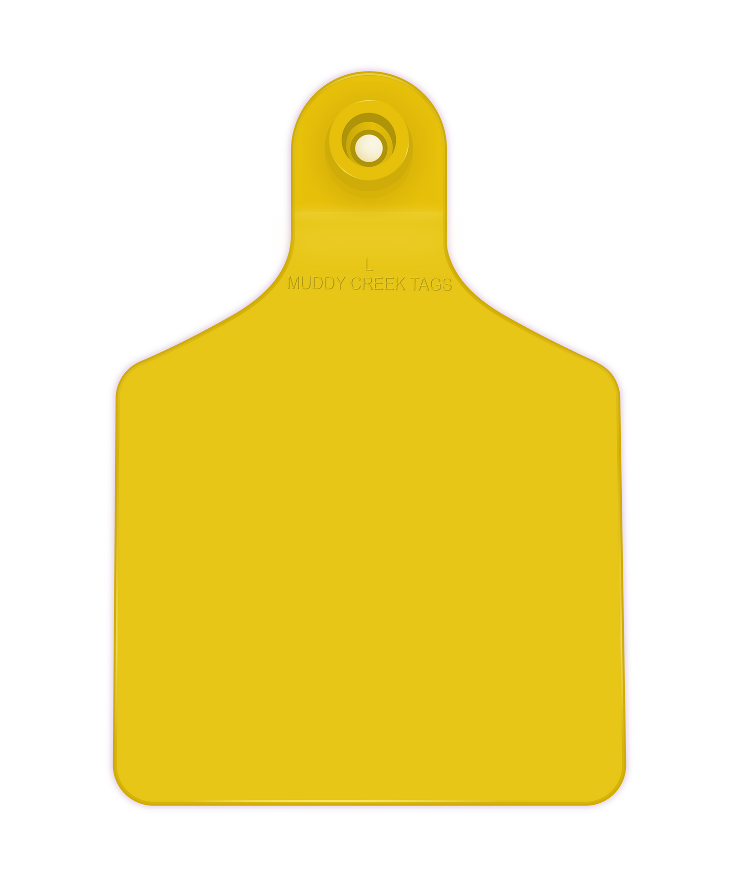 Large Ear Tag - Yellow