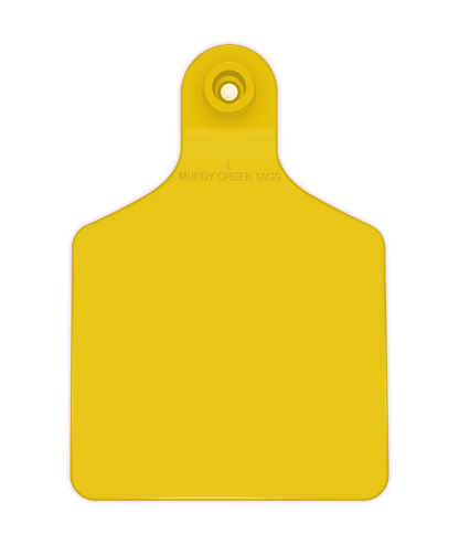 Large Ear Tag - Yellow